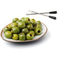Een afbeelding van AH Nocellara olijven rozemarijn-peper
