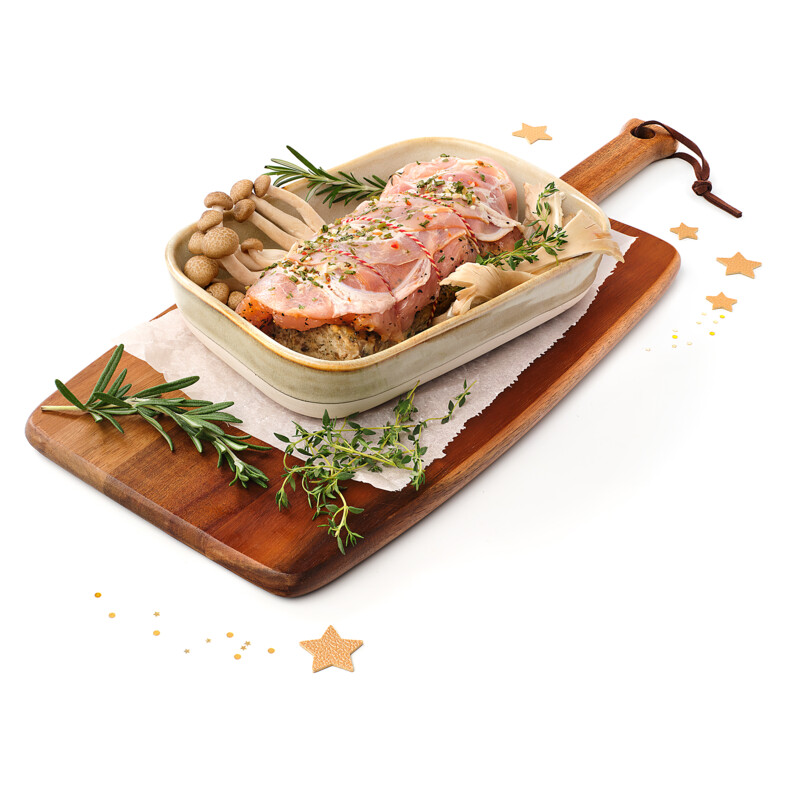 Een afbeelding van AH Excellent Scharrel kalkoen gebraad paddestoelen