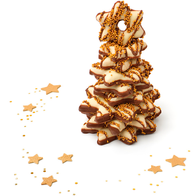 Een afbeelding van AH Excellent Sterren stapelboom melkchocolade