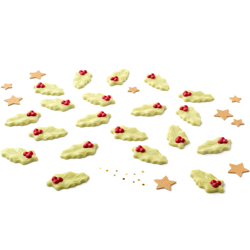 Een afbeelding van AH Excellent Hulstblaadjes groen crisp pistachesmaak