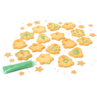 Een afbeelding van AH Excellent Roomboter kerst koekje met kleurstift