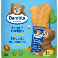 Afbeelding van Bambix Berenkoekjes met honing 1 jaar+ bel