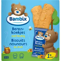 Bambix Berenkoekjes met honing 1 jaar+ bel