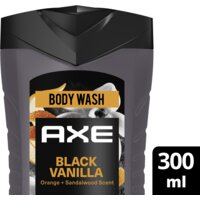 Een afbeelding van Axe Black vanilla showergel