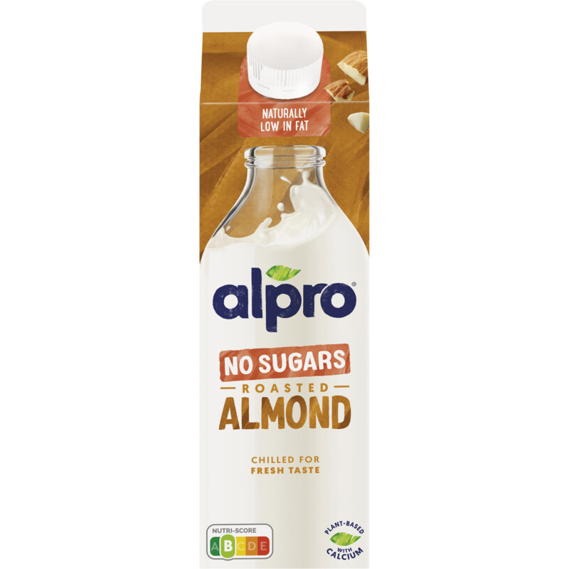 Een afbeelding van Alpro Amandeldrink zonder suikers gekoeld