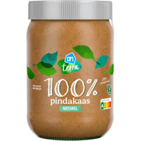 Een afbeelding van AH Terra Plantaardig 100% pindakaas naturel