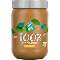 AH Terra Plantaardig 100% pindakaas stukjes