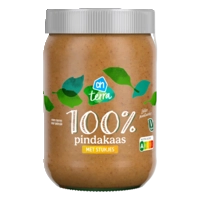 AH Terra Plantaardig 100% pindakaas stukjes