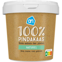 Een afbeelding van AH Terra Plantaardig 100% pindakaas naturel