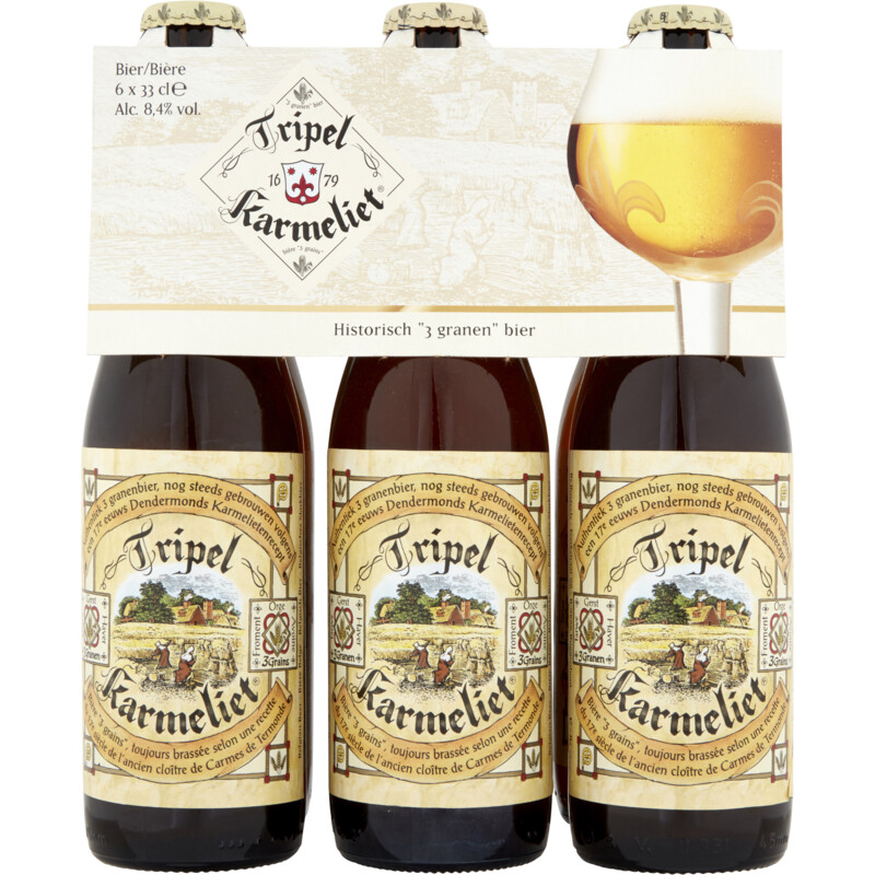 Een afbeelding van Tripel Karmeliet 6-pack bel