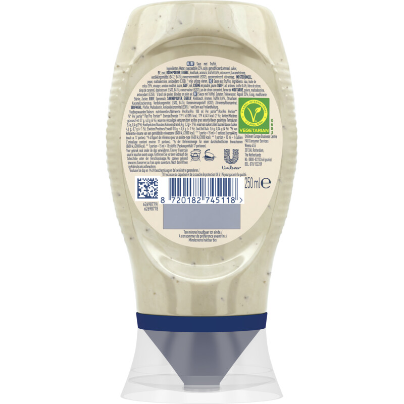 Een afbeelding van Hellmann's Truffle saus