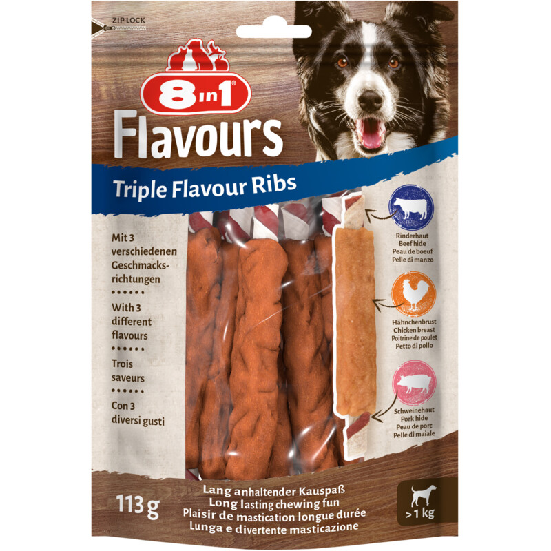 Een afbeelding van 8in1 Triple flavour ribs