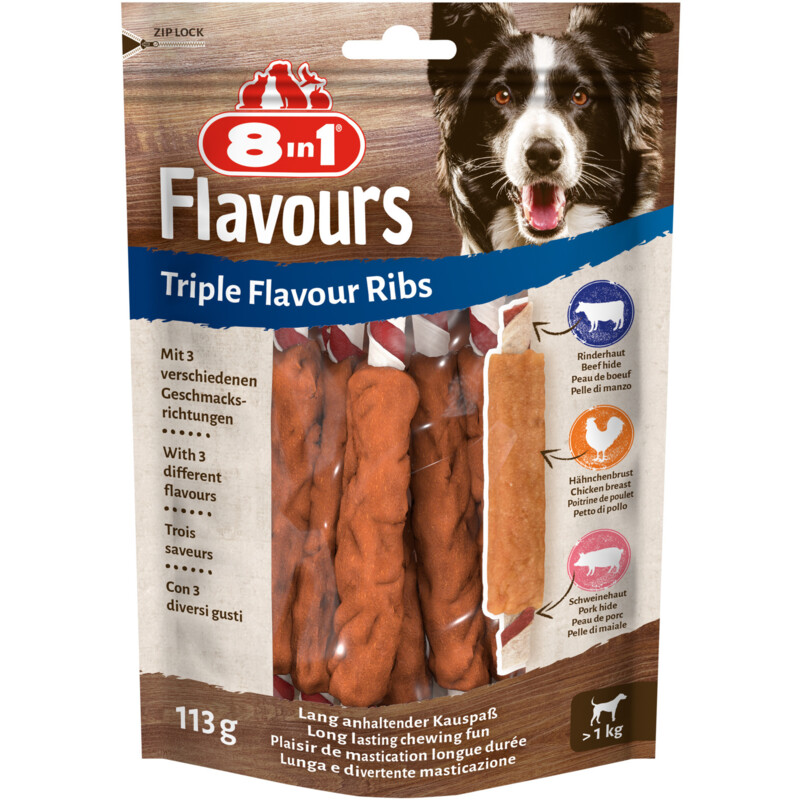 Een afbeelding van 8in1 Triple flavour ribs