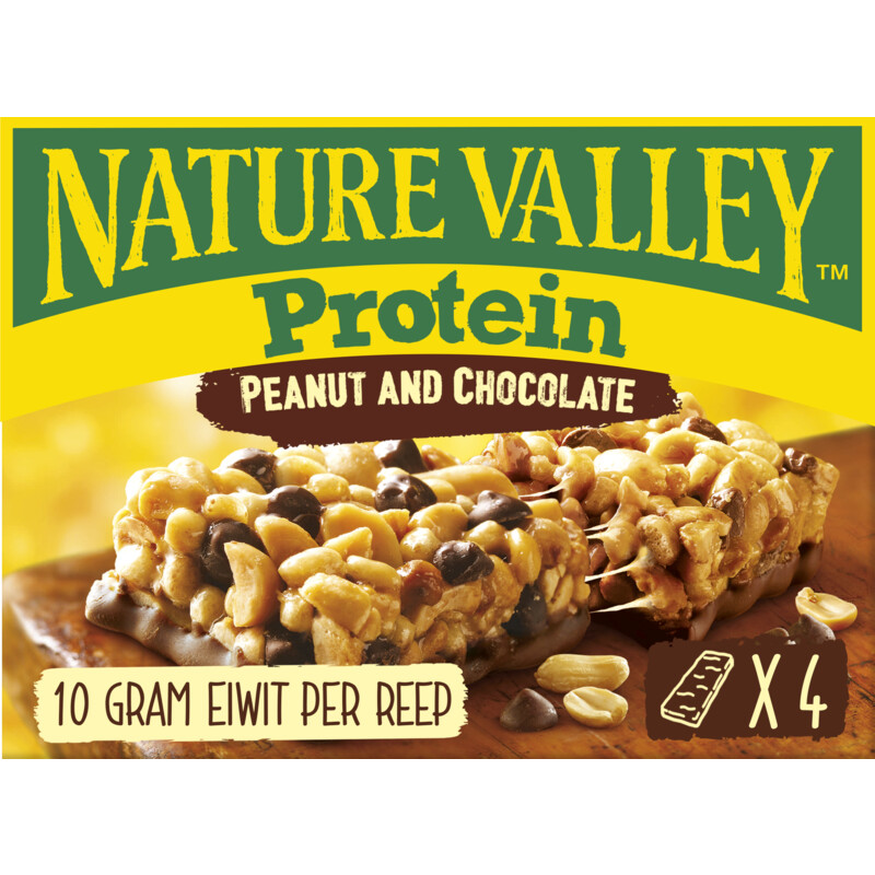 Een afbeelding van Nature Valley Protein pinda & chocolade repen