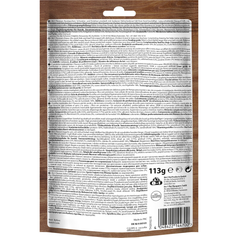 Een afbeelding van 8in1 Triple flavour ribs