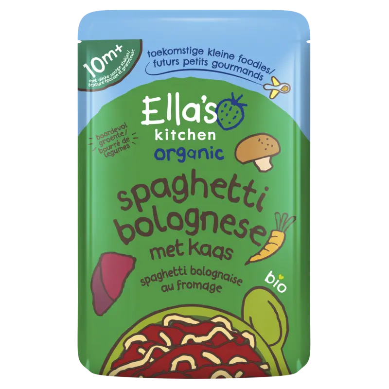 Bio Organic Spaghetti Bolognese met Kaas 10+ Maanden