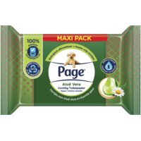 Afbeelding van Page Aloë vera vochtig toiletpapier