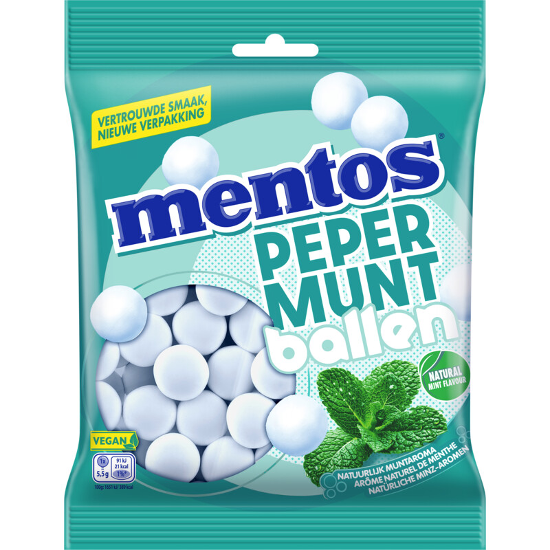 Een afbeelding van Mentos Pepermuntballen