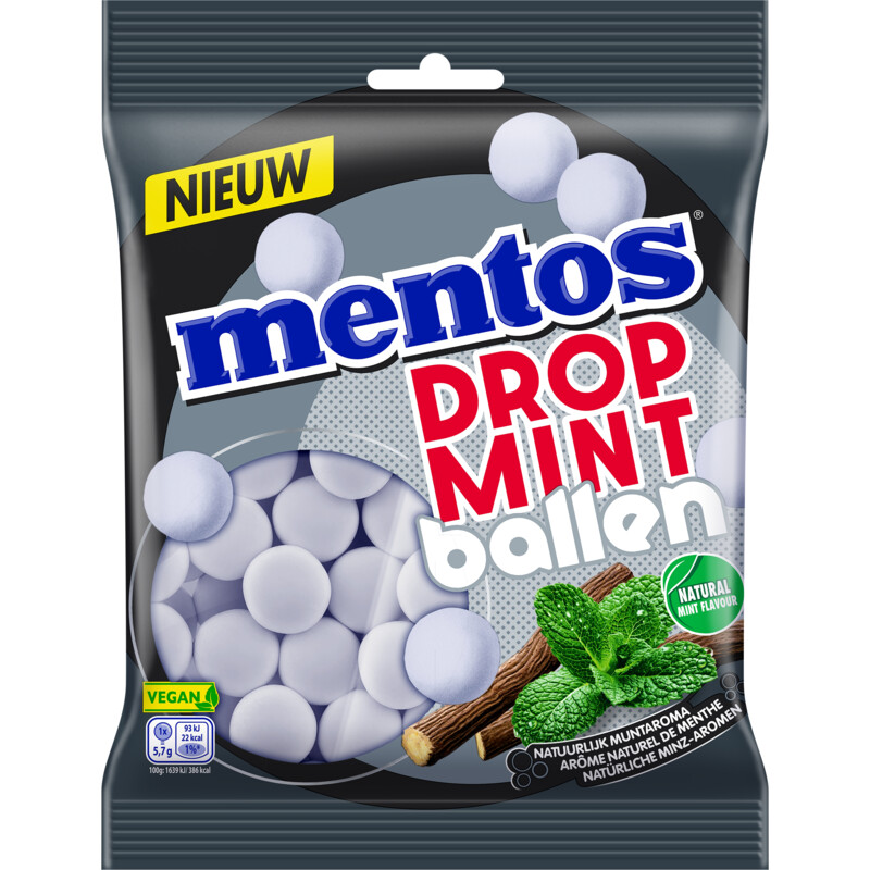 Een afbeelding van Mentos Dropmintballen