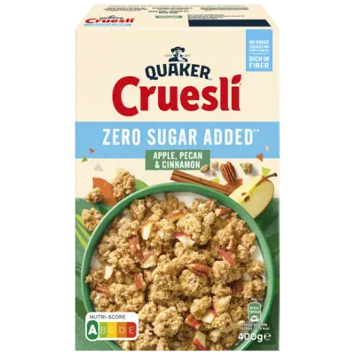 pdp-image-Quaker Zero sugar added apple, pecan & cinnamon