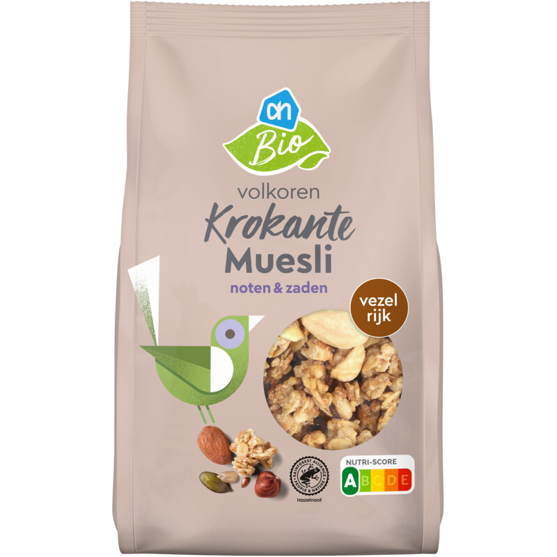 Een afbeelding van AH Biologisch Krokante muesli noten & zaden