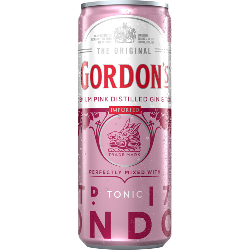 Een afbeelding van Gordon's Pink gin & tonic