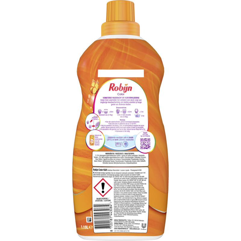Een afbeelding van Robijn Color wasmiddel voordeelfles