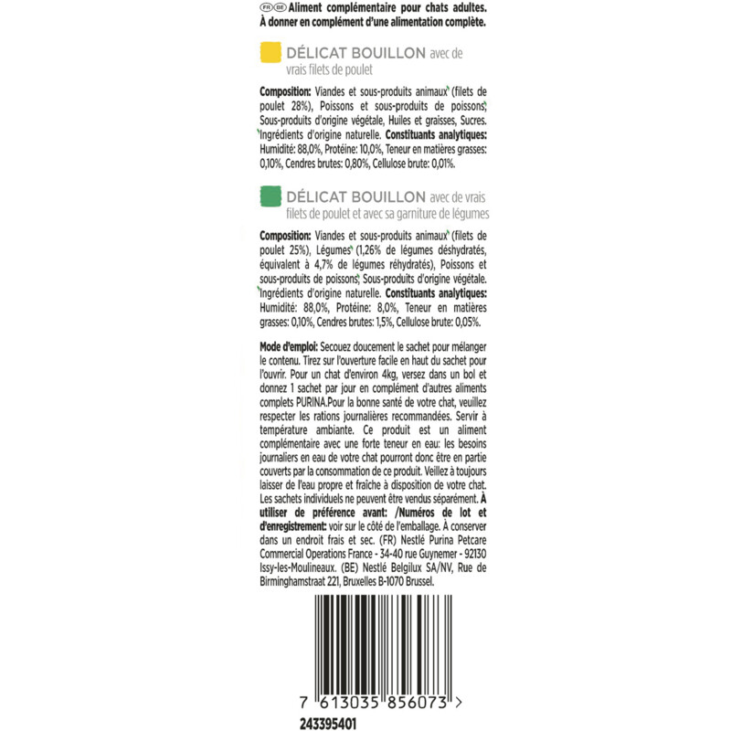 Een afbeelding van Gourmet Soup kip en kip met groenten