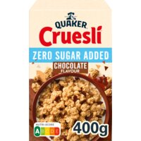 Een afbeelding van Quaker Cruesli chocolate zero sugar added