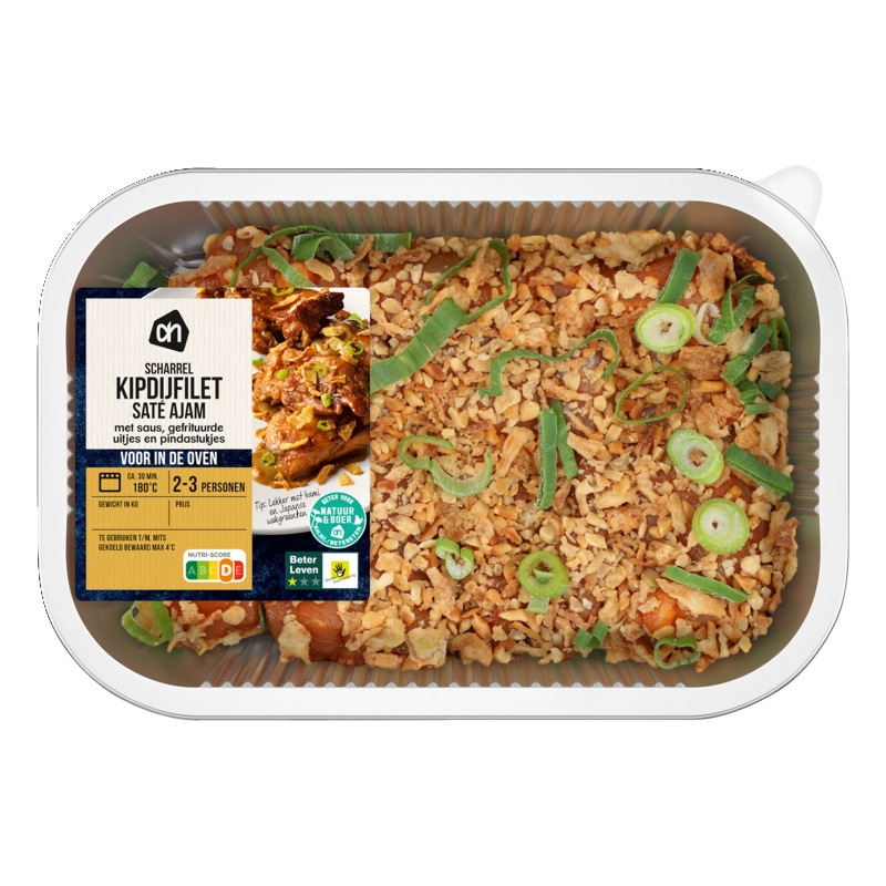 AH Ovenschotel scharrel kip sate ajam