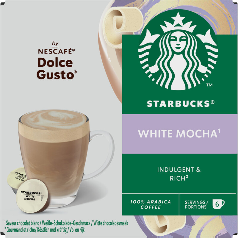 Starbucks Dolce gusto white mocha bestellen Albert Heijn