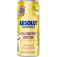 Absolut Passionfruit martini
