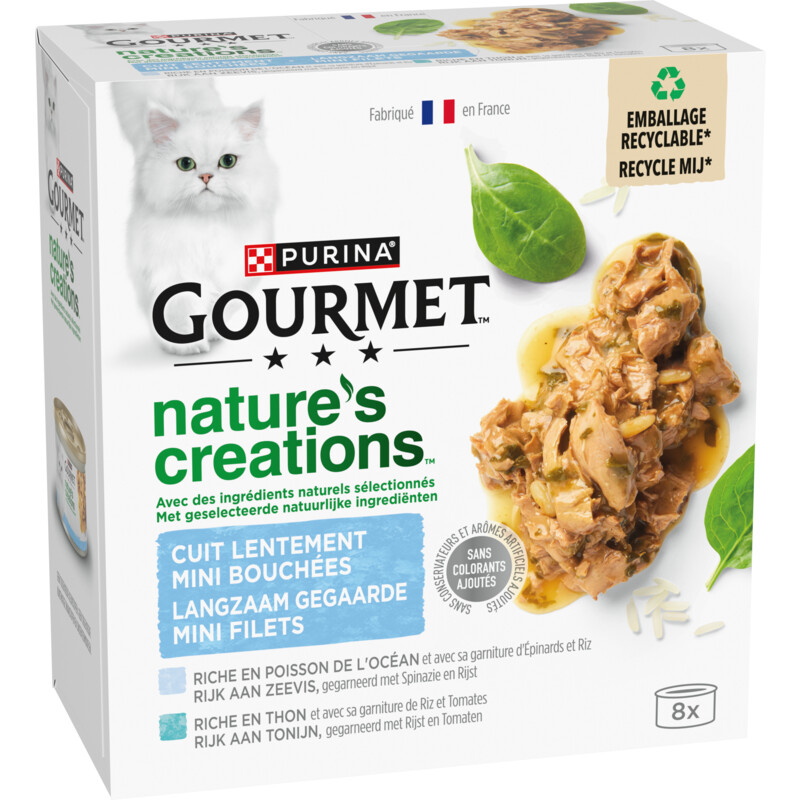Een afbeelding van Gourmet Nature's creations met zeevis & tonijn