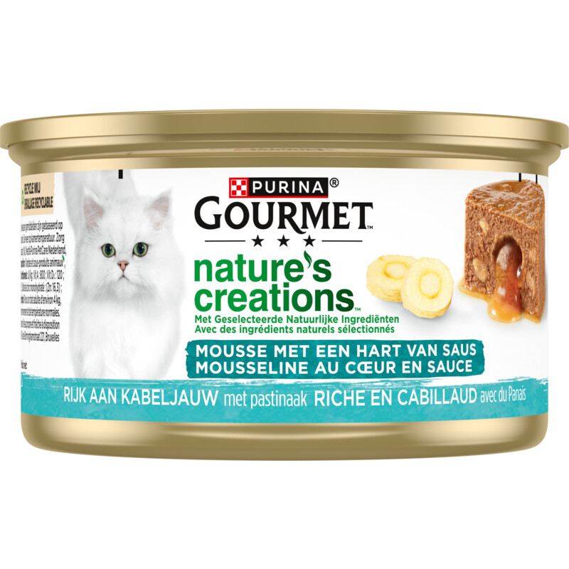 Een afbeelding van Gourmet Nature's creations kabeljauw pastinaak