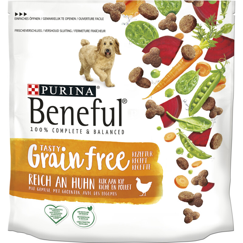 Een afbeelding van Beneful Grain free adult rijk aan kip