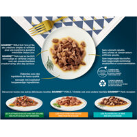 Een afbeelding van Gourmet Perle land en zee duo minifilets in saus