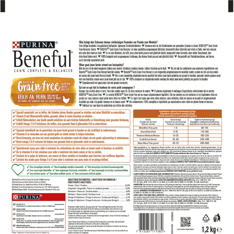 Een afbeelding van Beneful Grain free adult rijk aan kip