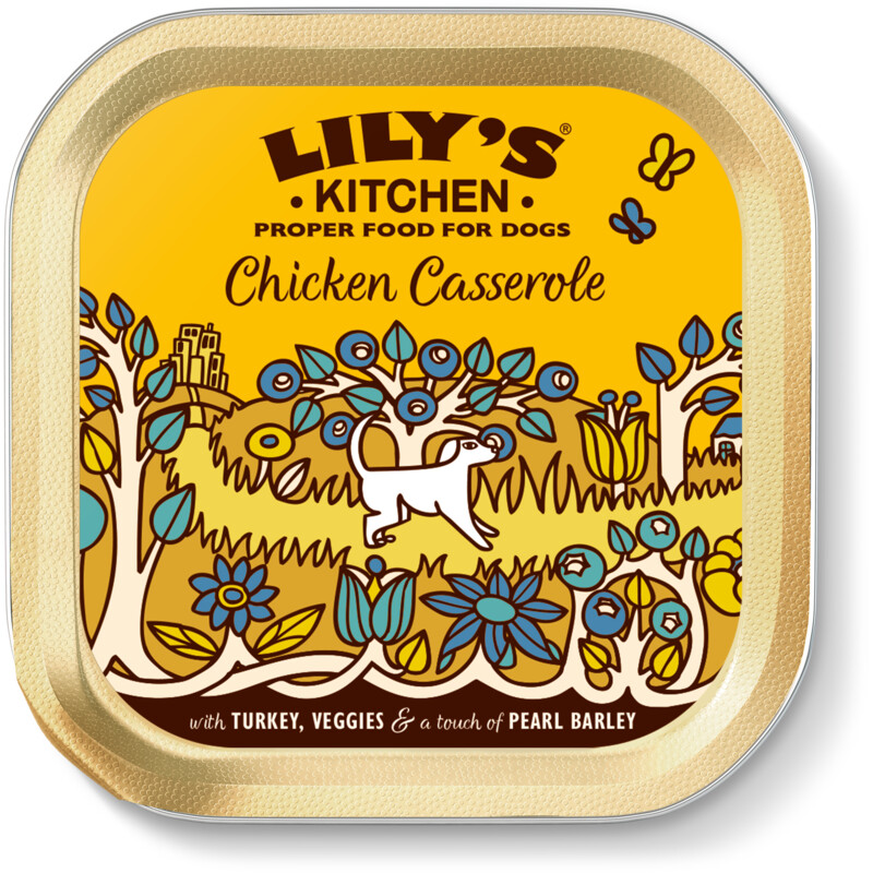 Een afbeelding van Lily's Kitchen Kip en kalkoen casserole