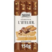 Een afbeelding van L'Atelier Melkchocolade hazelnoot & biscuit
