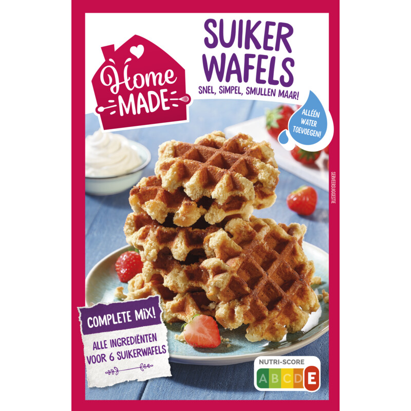 Een afbeelding van Homemade Mix voor suikerwafels
