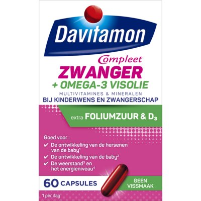 pdp-image-Davitamon Compleet zwanger + omega-3 visolie