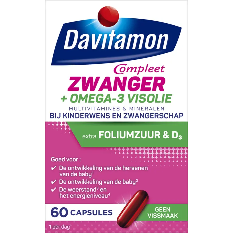 Mama compleet visolie capsules multivitaminen & mineralen