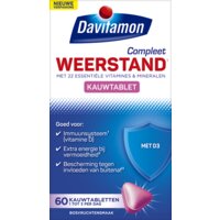 Een afbeelding van Davitamon Compleet kauwvitamines bosvruchten