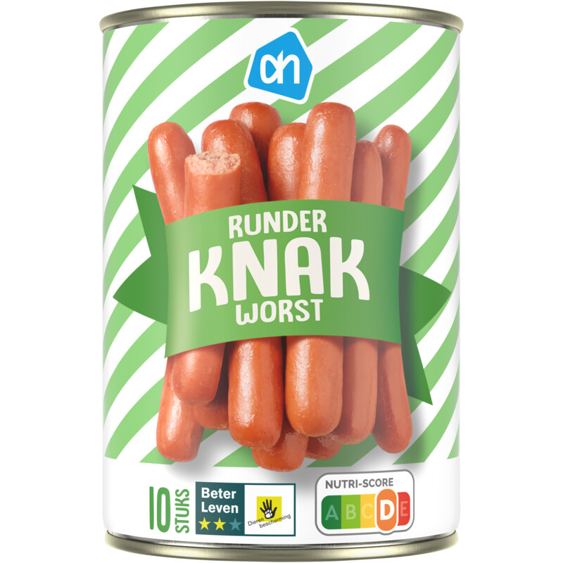Een afbeelding van AH Runder knakworst