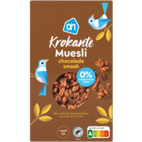 Een afbeelding van AH Krokante muesli chocolade 0% suiker
