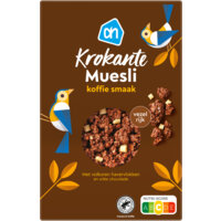 Een afbeelding van AH Krokante muesli koffie smaak