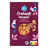 AH Krokante muesli aardbei & kwarksmaak