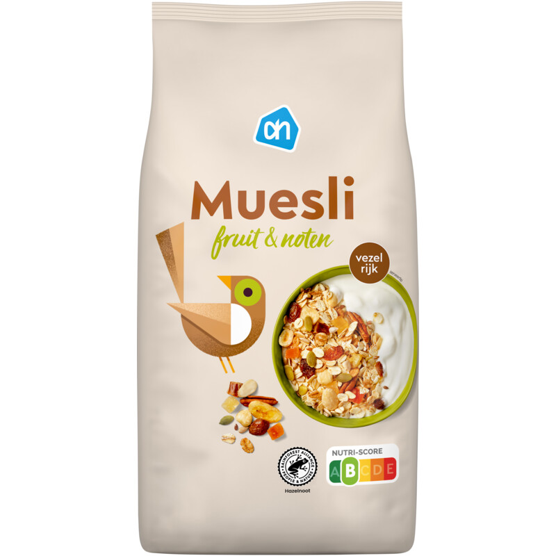 Een afbeelding van AH Muesli fruit & noten