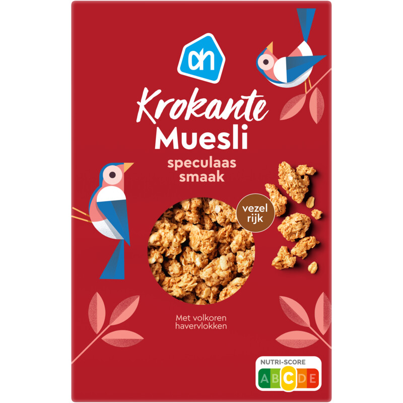 Een afbeelding van AH Krokante muesli speculaas smaak