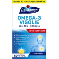 Een afbeelding van Davitamon Omega 3 visolie capsules